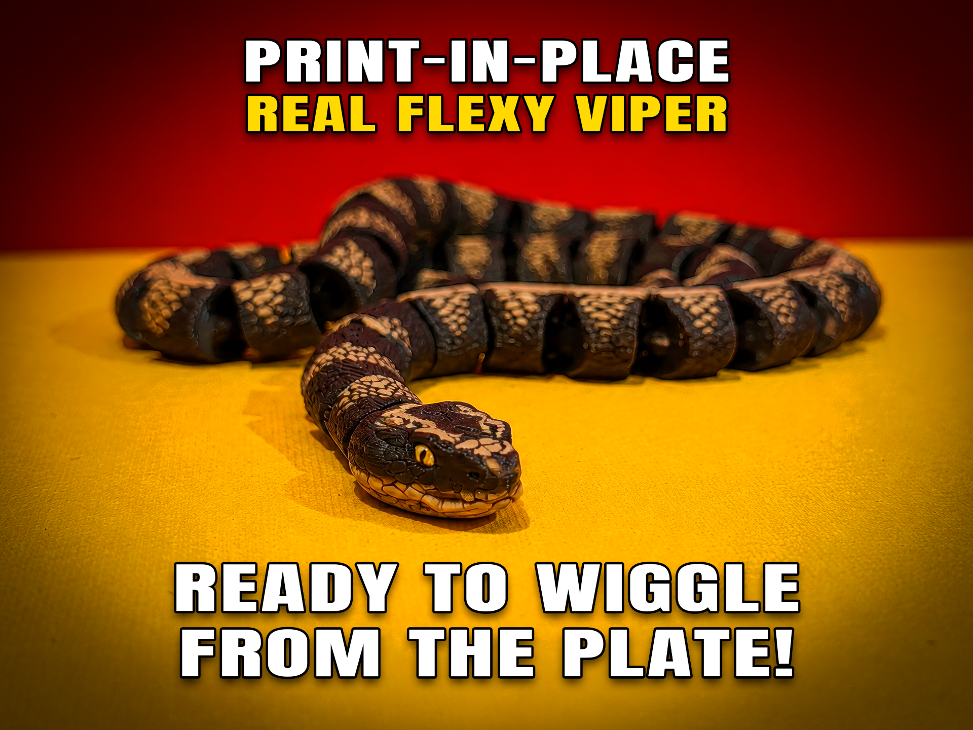 Real Life-Sized Flexy Viper