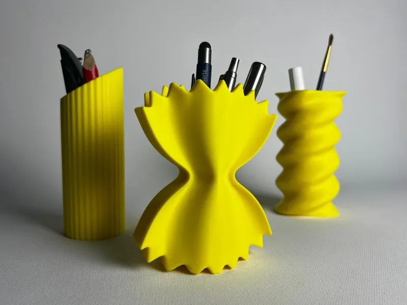 Pasta Pen & Makeup Holders - 3 Shapes