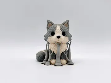 Letrero o emblema decorativo: Knitted Norwegian Forest Cat — vista de referencia 3