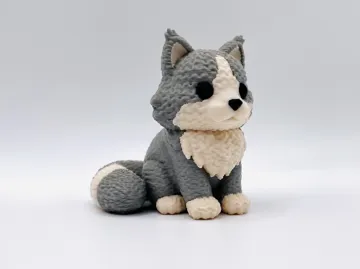 Letrero o emblema decorativo: Knitted Norwegian Forest Cat — vista de referencia 4