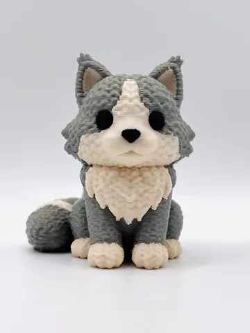 Letrero o emblema decorativo: Knitted Norwegian Forest Cat — vista de referencia 2