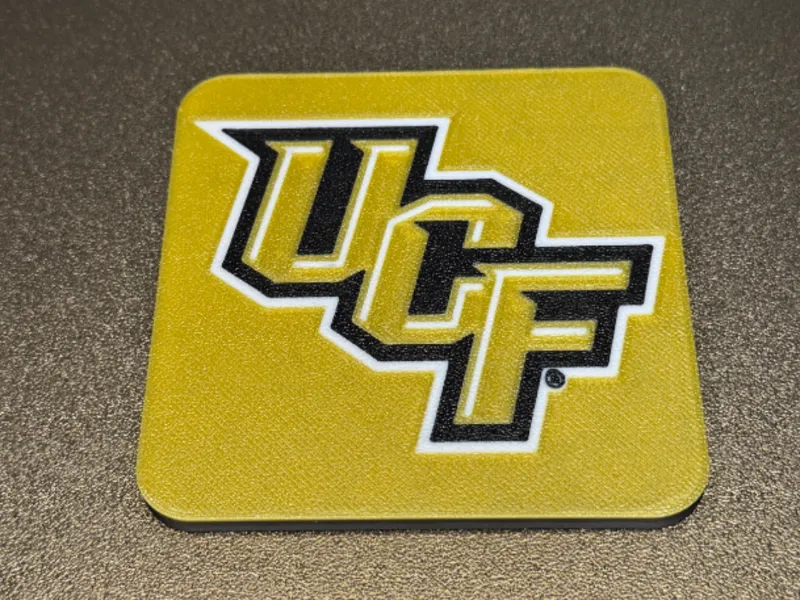 UCF Logo Square Coaster
