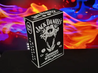 Jack Daniel's skin for Cigarette box (80) with fr.