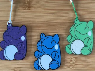 Substitute Doll Fan Art Keychain 