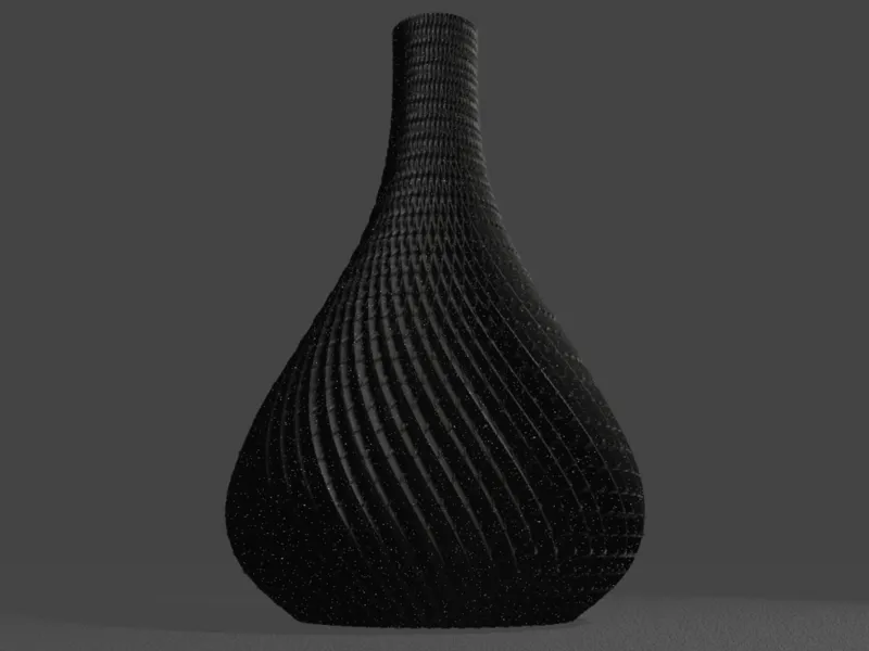 Spiral Striped Vase