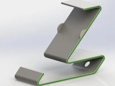 Smartphone stand - lightweight "Z" version
