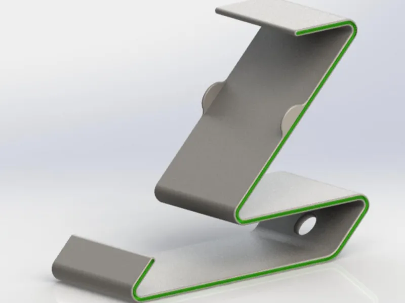 Smartphone stand - lightweight "Z" version