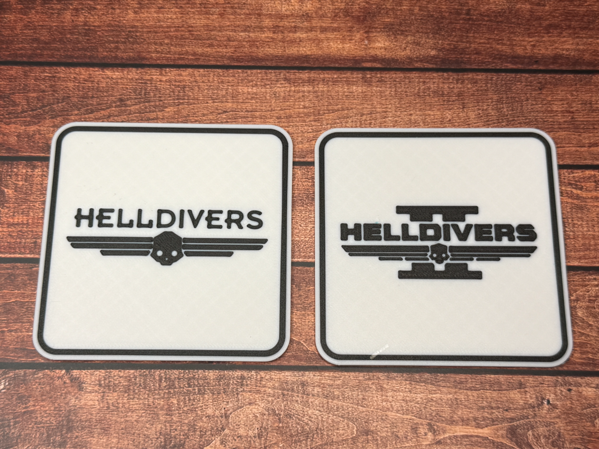 Helldivers One and Two Drinks Coasters