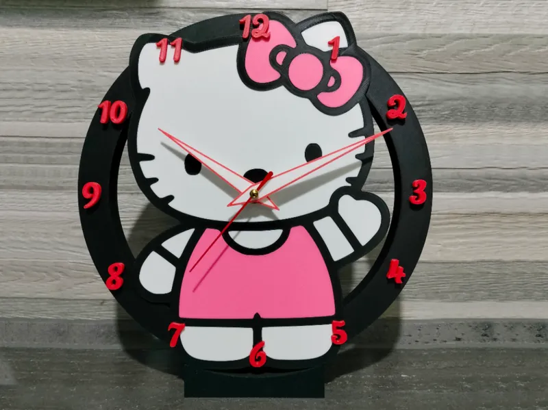 Hello Kitty Clock