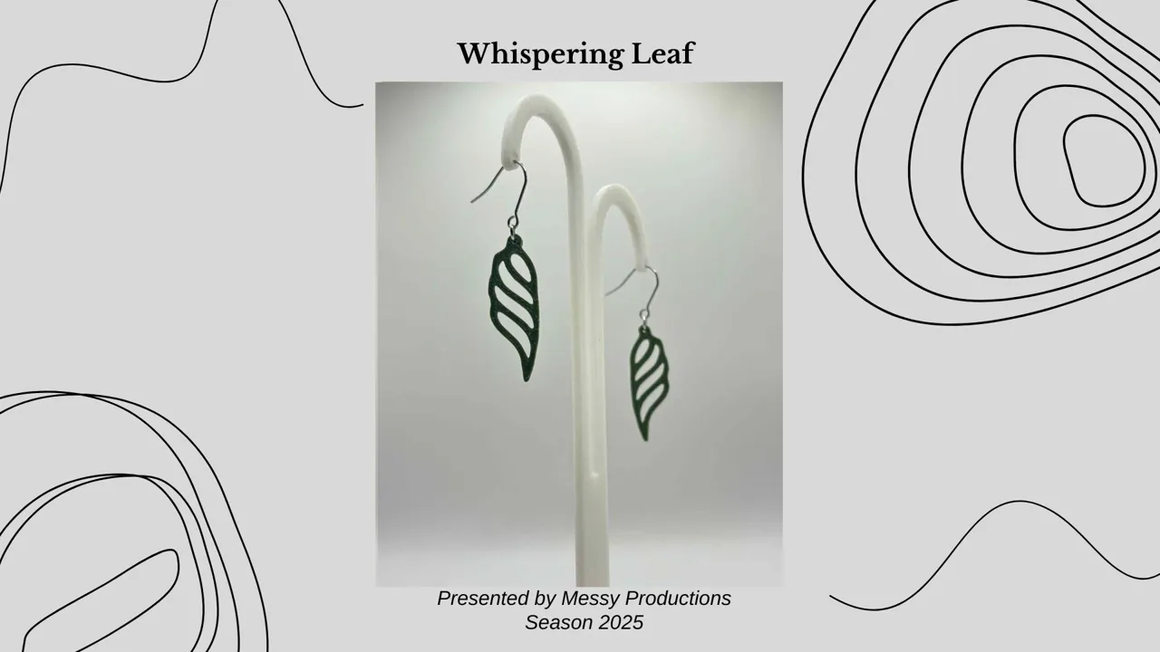 Leaf Earrings - No AMS view 3
