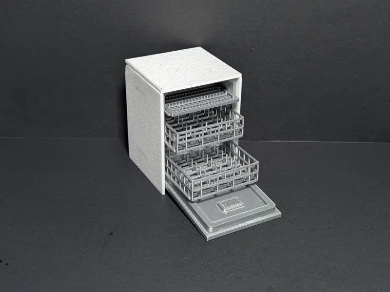 Dollhouse 1:12 Dishwasher - Working Doors 