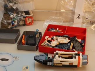 Stackable Bricks tray for sorting, building