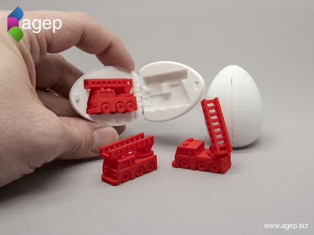 Surprise Egg #5 - Tiny Fire Truck
