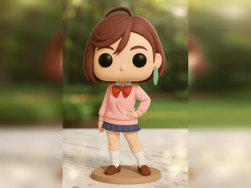 Dandadan Momo Ayase Chibi Pop — Anime Collectible