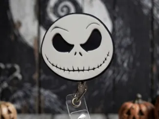 Jack Skellington/Pumpkin King Badge Reel Face