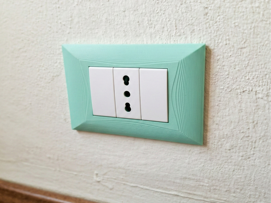 Vimar Style 3-Module Light Switch Cover