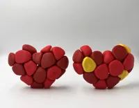 Heart Split NO Magnets 0.2mm layer, 2 walls, 8% infill