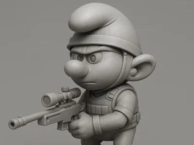 Counter Strike Smurf Anti Terrorist