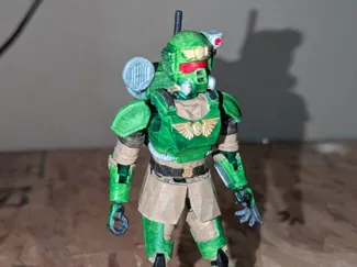 Articulated Grim Dark Soldier Grenadier