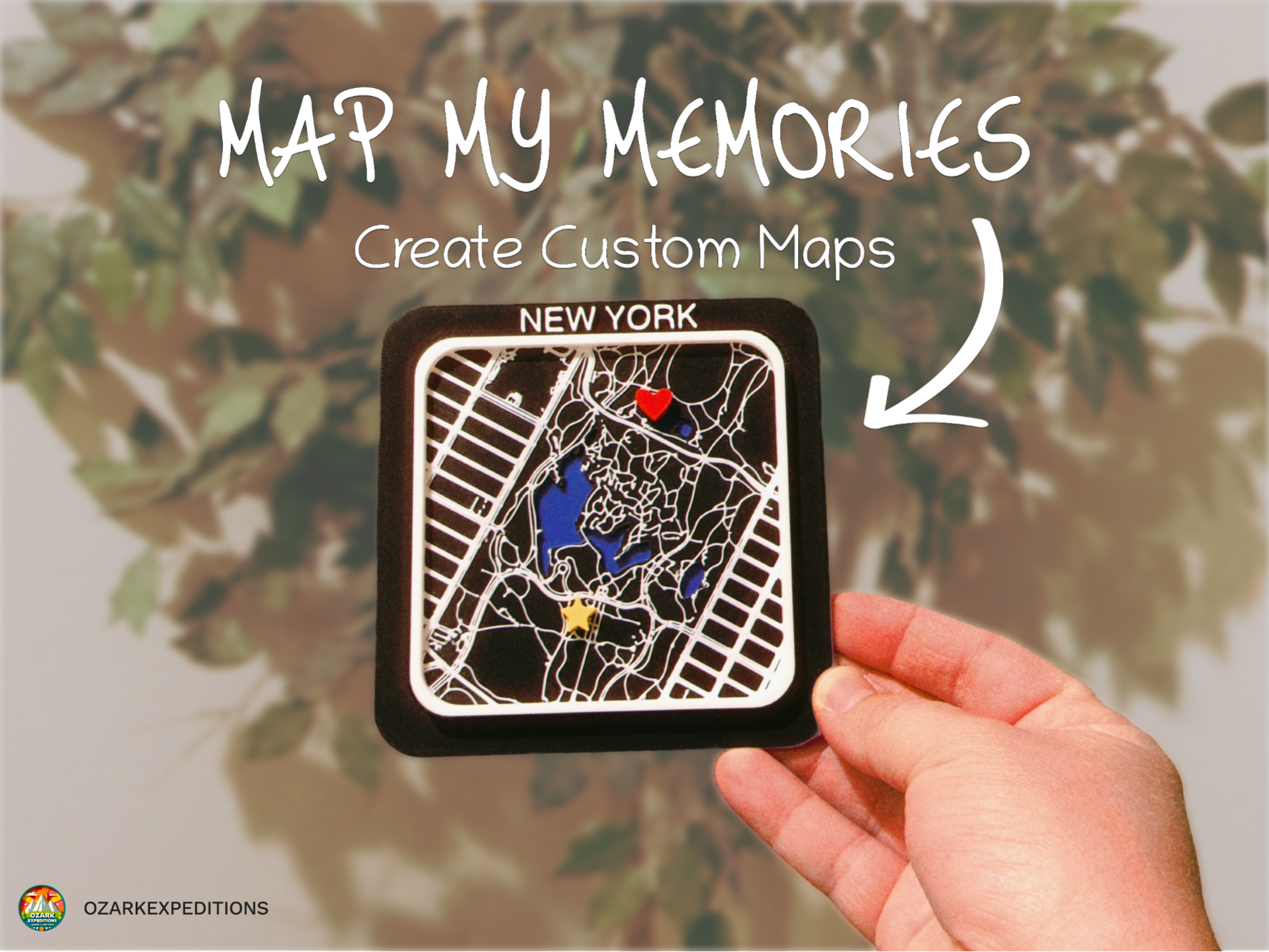 Map My Memories - Create Custom Maps
