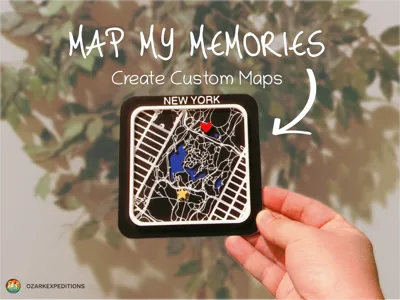 Map My Memories - Create Custom Maps