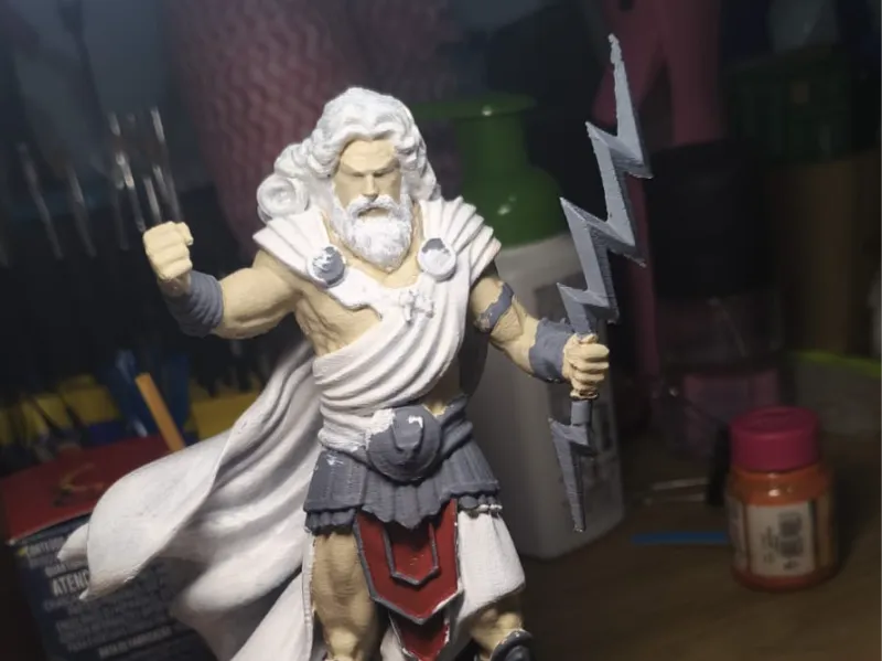ZEUS DIORAMA BASE – STL FILE PARA IMPRESSÃO 3D 