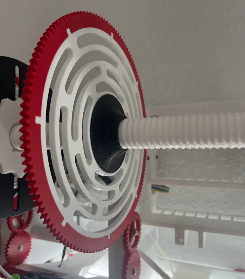 Large spool gear for PythonAMS with TPU gear