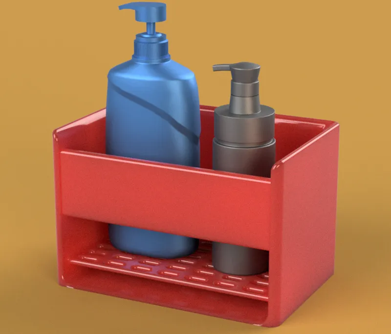 Soap stand with drain (Fully Parametric)