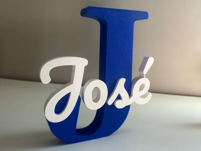 Letra J Nome José