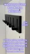 Mainstays Bookcase Only! FIXED PEGS 