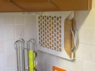 Wall-Mounted Cutting Board Holder