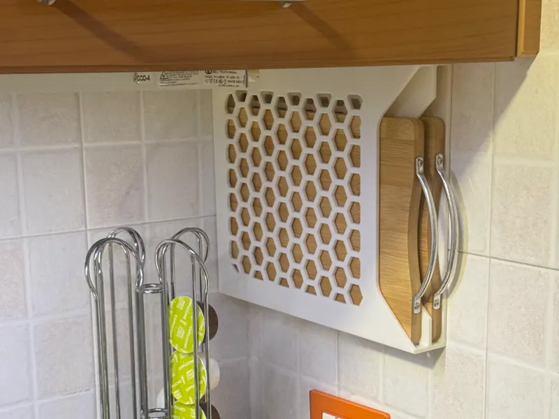 Wall-Mounted Cutting Board Holder