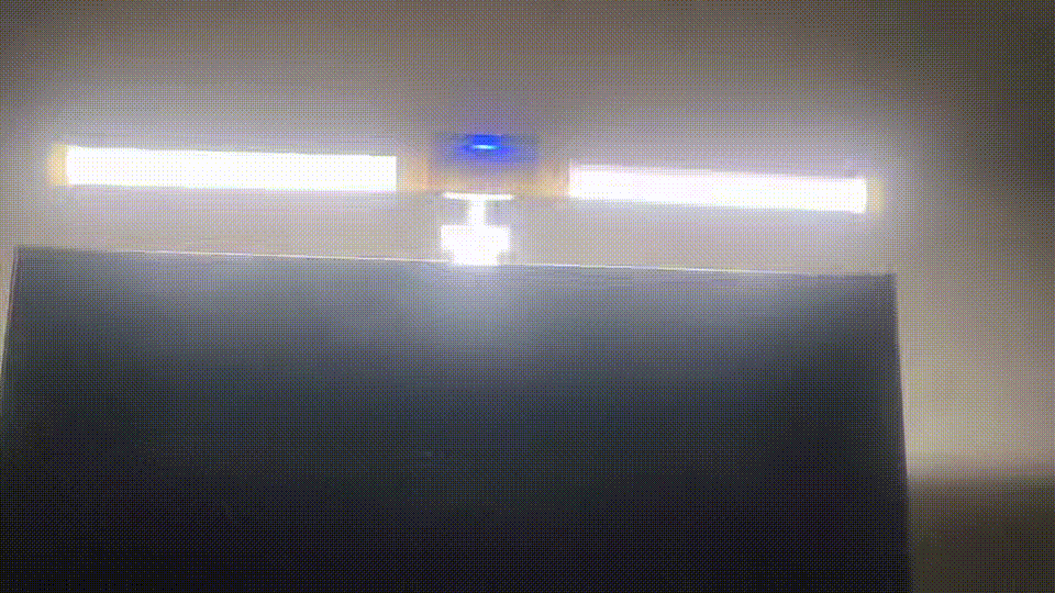 10块钱手搓 屏幕显示器LED可旋转调节挂灯 挥手开关