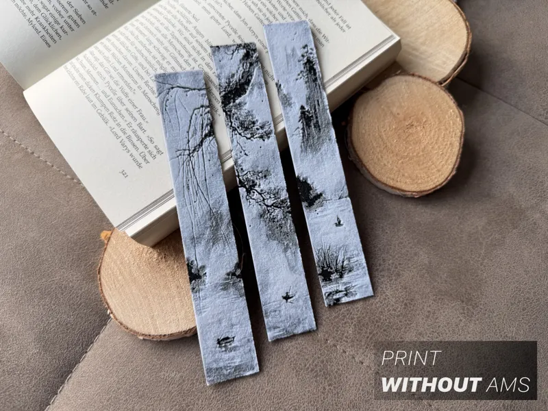 Boats in the Forest Bookmark