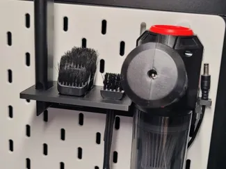 Support aspirateur portatif panneaux IKEA Skadis