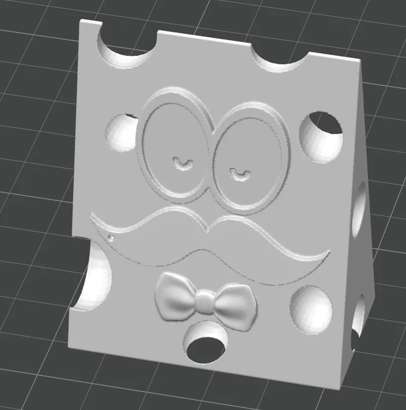 Cheese Face Man (Eat More British Cheese)