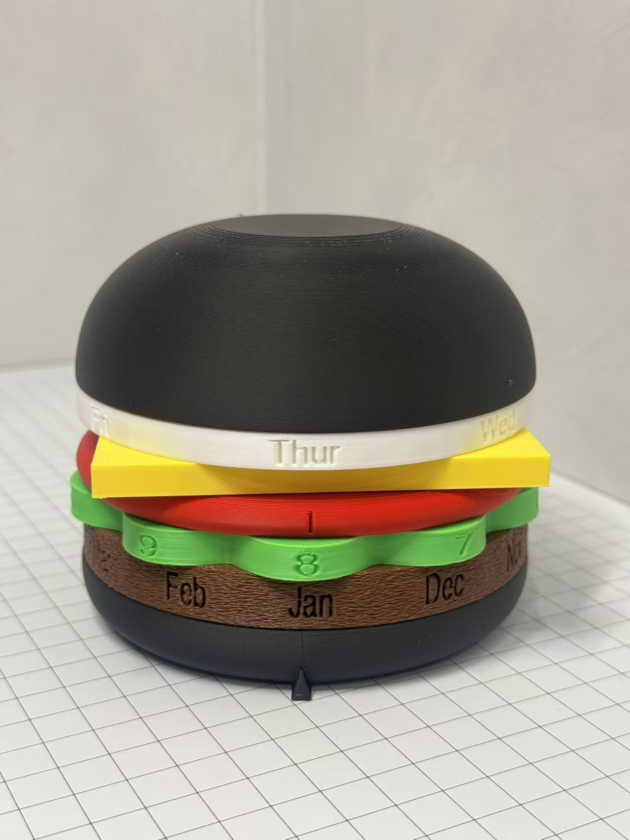 Miniatura 2 do modelo 3D 汉堡日历