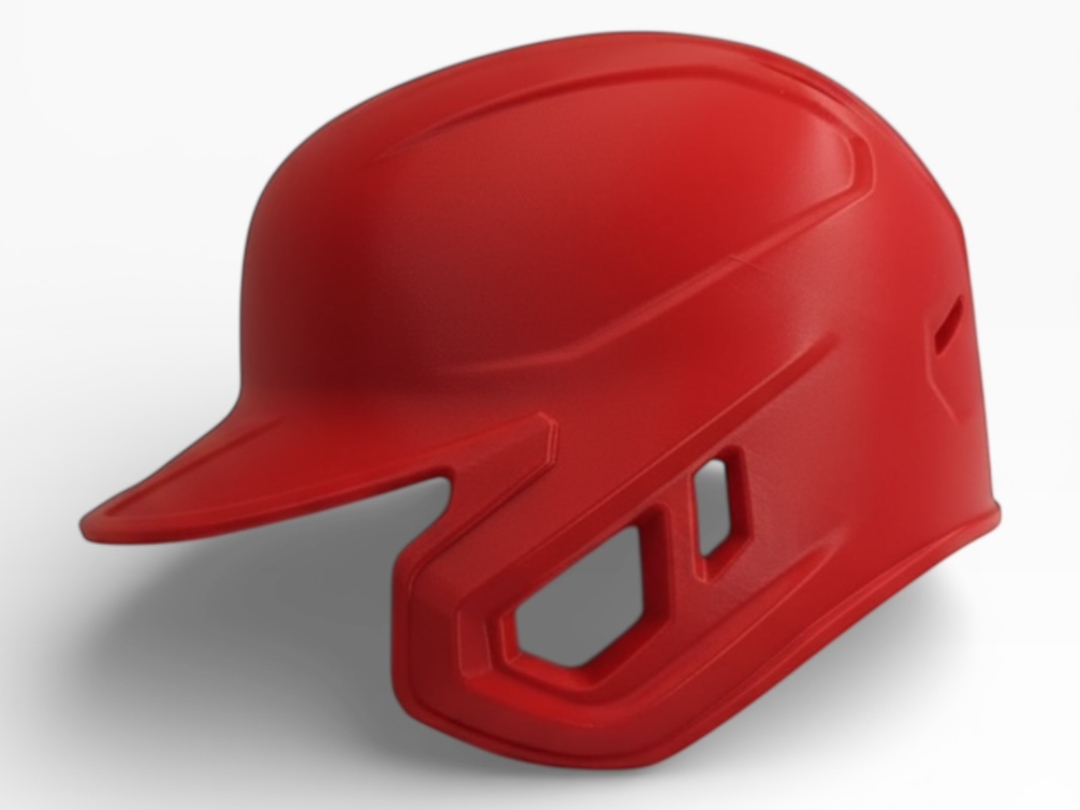 Miniatura 1 do modelo 3D Authentic Baseball Helmet - Blank Version