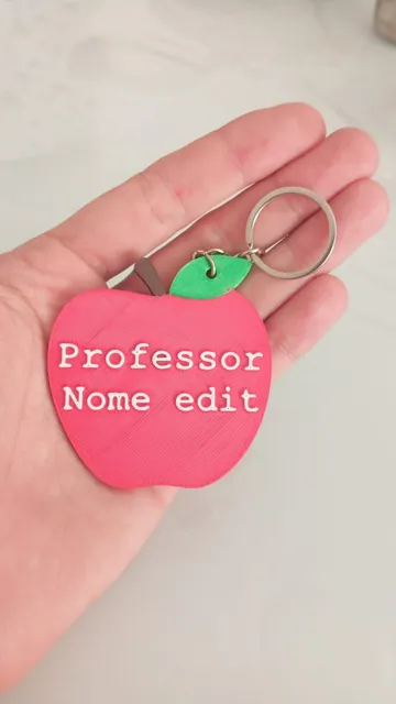 Llavero: Chaveiro Dia dos Prof. – Personalizável com Nome — vista de referencia 3