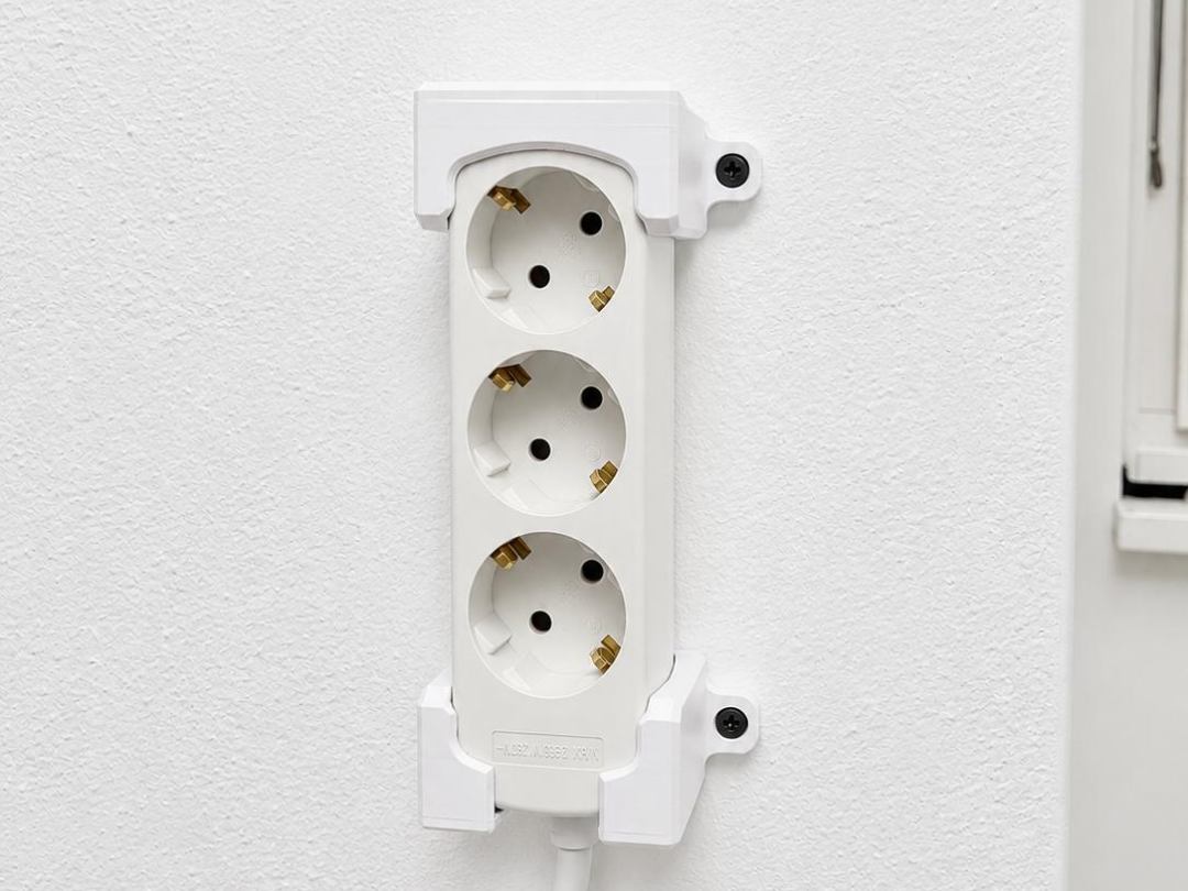 Mehrfachsteckdose Halterung | Power Strip Holder