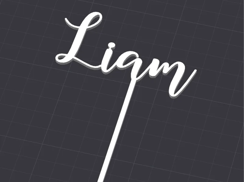 Liam - Birthday Cake Topper