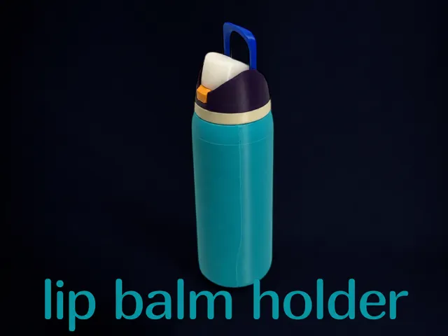 Lip Balm Holder Keychain