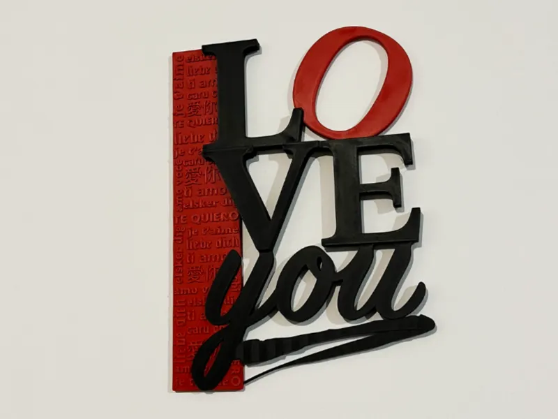 I love you (wall art)