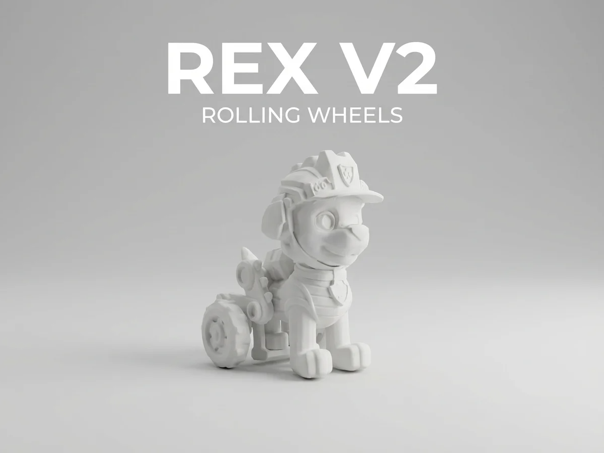 Rex – PAW Patrol V2 (Rolling Wheels Version)