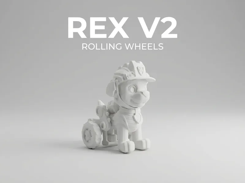Rex – PAW Patrol V2 (Rolling Wheels Version)