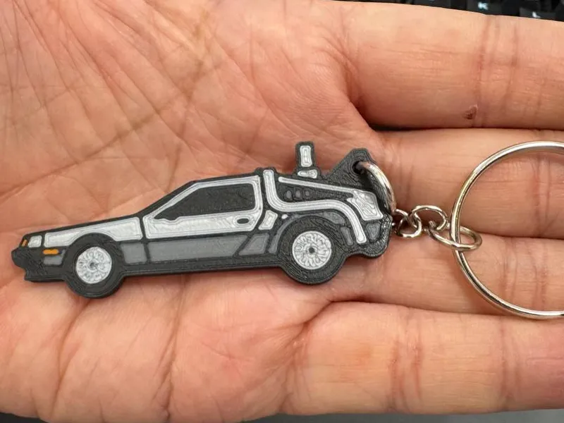 Llavero DeLorean DMC