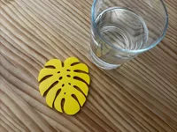 Monstera Leaf Coaster