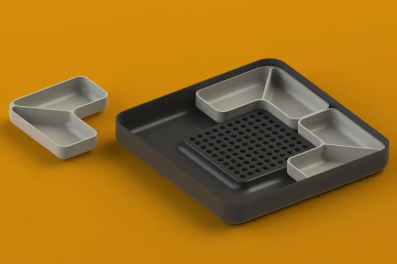 Bit tray modular holder