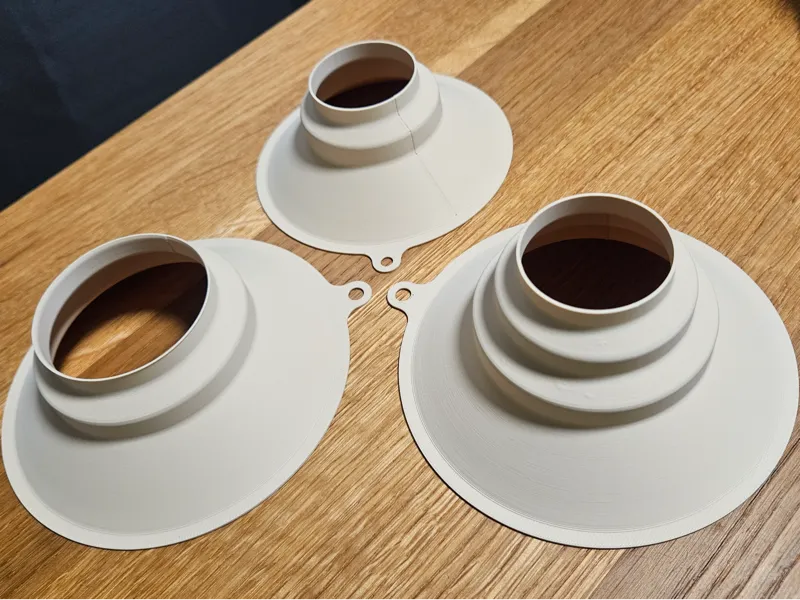 Universal funnel fits all 3 sizes of pickling jars