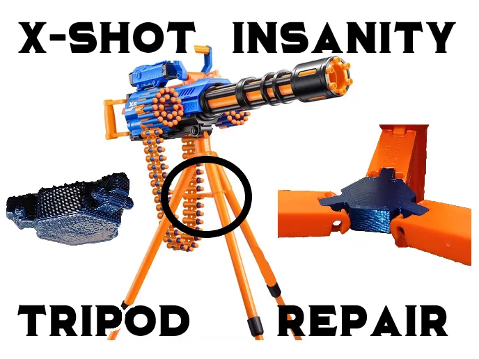 X-Shot Insanity Rage Fire - Tripod Repair